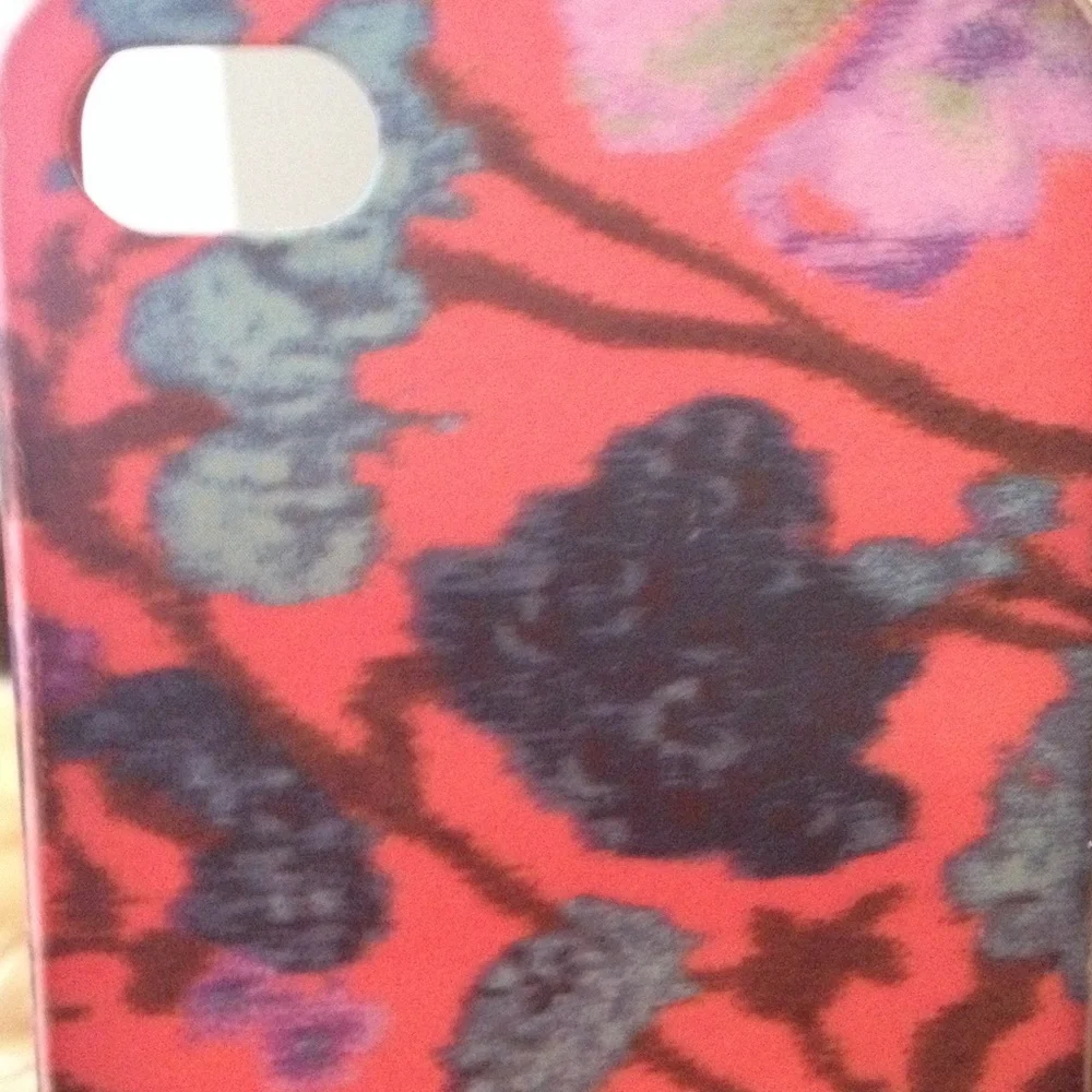 J.Crew Floral iPhone 4/4S Case Retro Pink Blue